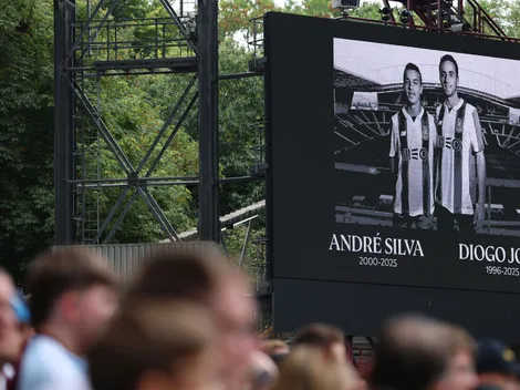 Real Madrid erra e inclui jogador vivo em homenagem a Diogo Jota e ao irmão, André Silva