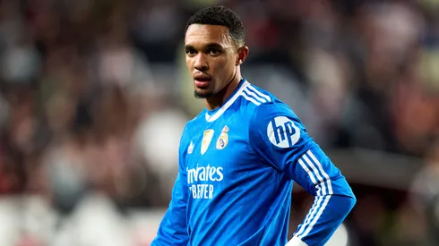 Trent Alexander-Arnold pelo Real Madrid. (Foto: Angel Martinez/Getty Images)