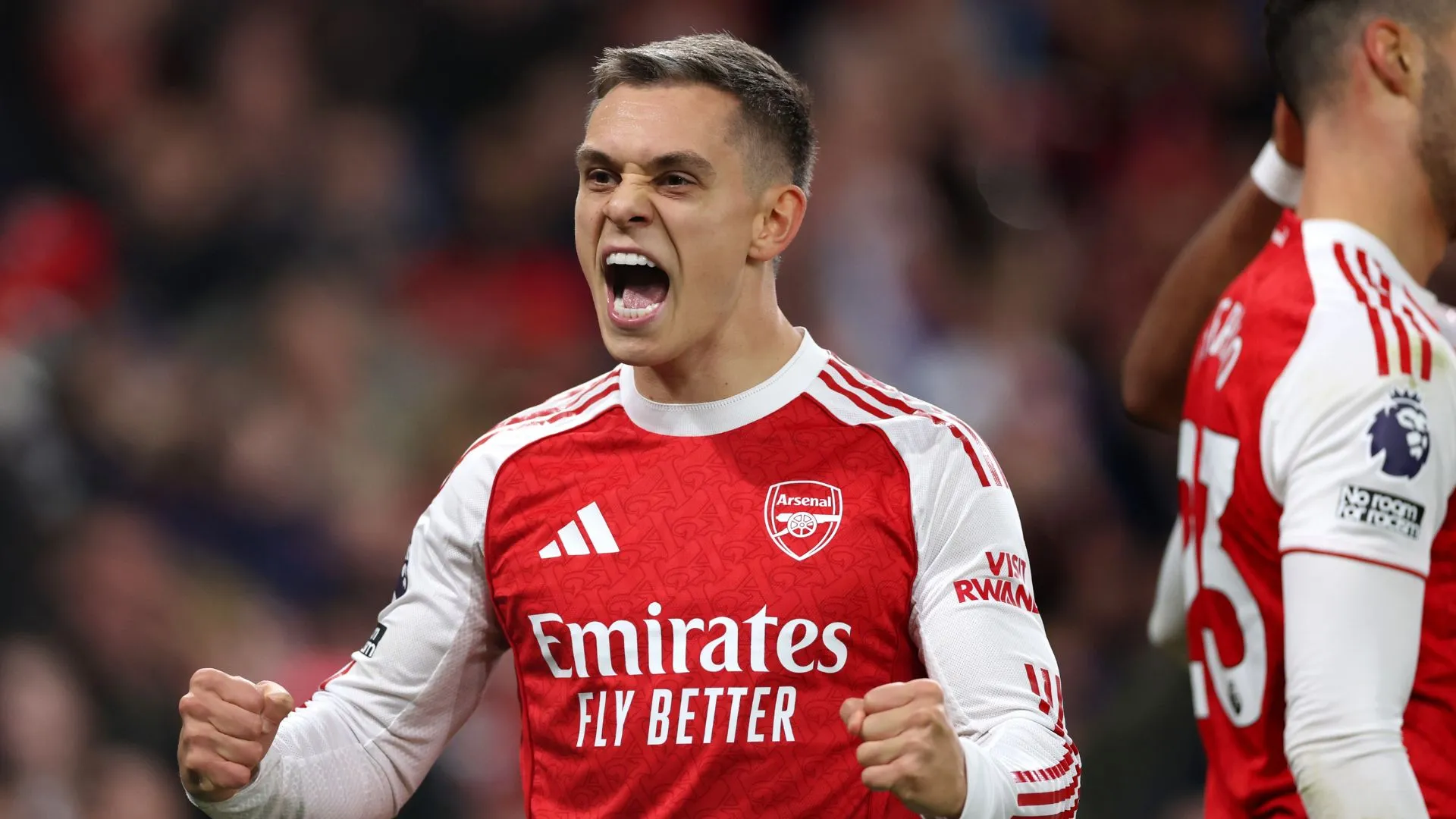 Trossard abriu o placar no jogo entre Arsenal e Tottenham (foto: Justin Setterfield/Getty Images)