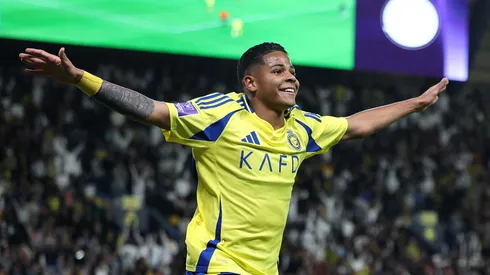 Wesley marca pelo Al-Nassr. (Foto: Abdullah Ahmed/Getty Images)
