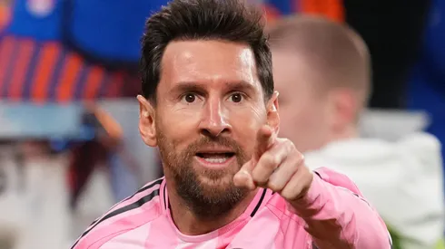 Com um gol e três assistências sobre o FC Cincinnati, Lionel Messi chegou a 1.300 ações diretas em gols (896 gols + 404 passes) aos 38 anos, reforçando seu legado. (Foto de Jeff Dean/Getty Images)