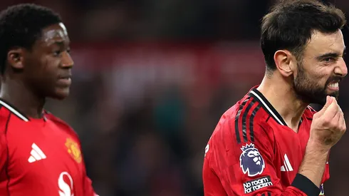 Manchester United perde de 1 a 0 para o Everton na Premier League. (Photo by Carl Recine/Getty Images)