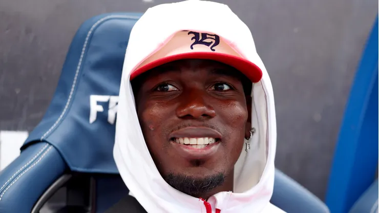 Paul Pogba pelo AS Monaco, em seu retorno ao futebol após suspensão (Foto: Ed Sykes/Getty Images)