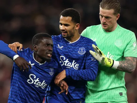 Idrissa Gueye, jogador do Everton, fala após expulsão contra o Manchester United