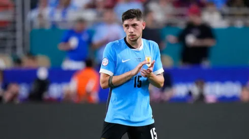 Fede Valverde em ação pela Seleção do Uruguai.
