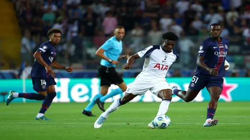 PSG e Tottenham na final da Supercopa da Uefa - Francesco Scaccianoce/Getty Images