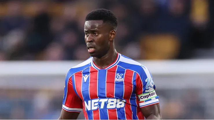 Marc Guéhi está em fim de contrato com o Crystal Palace. Foto: Marc Atkins/Getty Images