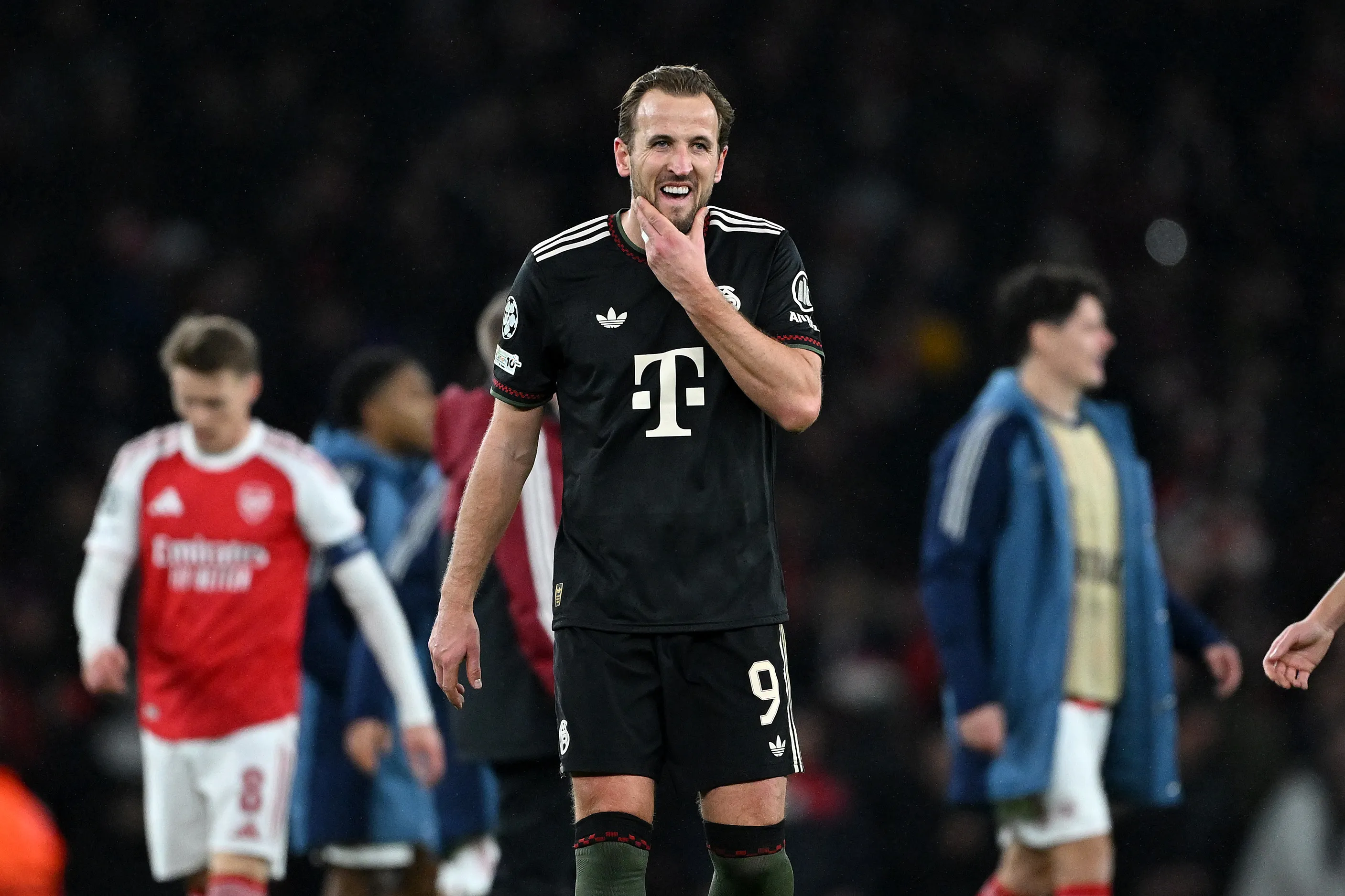 Kane durante a derrota do Bayern contra o Arsenal pela Champions League na última quarta-feira (26/11). (Foto: Shaun Botterill/Getty Images)