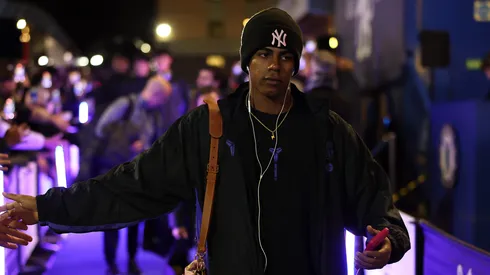 Lamine Yamal antes de jogo do Barcelona. (Foto: Justin Setterfield/Getty Images)