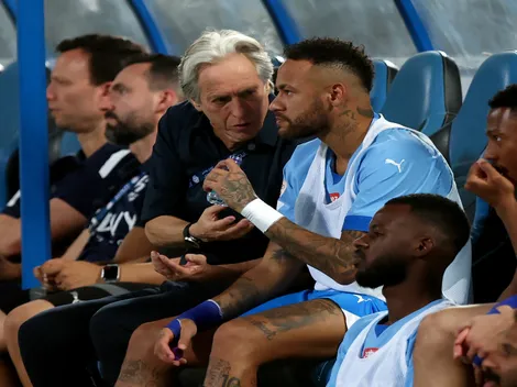 Jorge Jesus, há quase um ano, expôs a condição física de Neymar