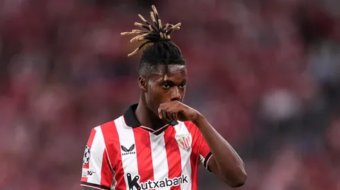 Nico Williams em ação pelo Athletic Bilbao