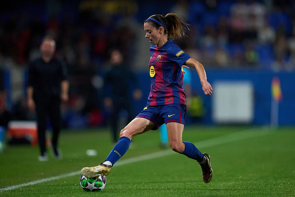Aitana Bonmati é uma das principais jogadoras da Liga F - Foto: Alex Caparros/Getty Images
