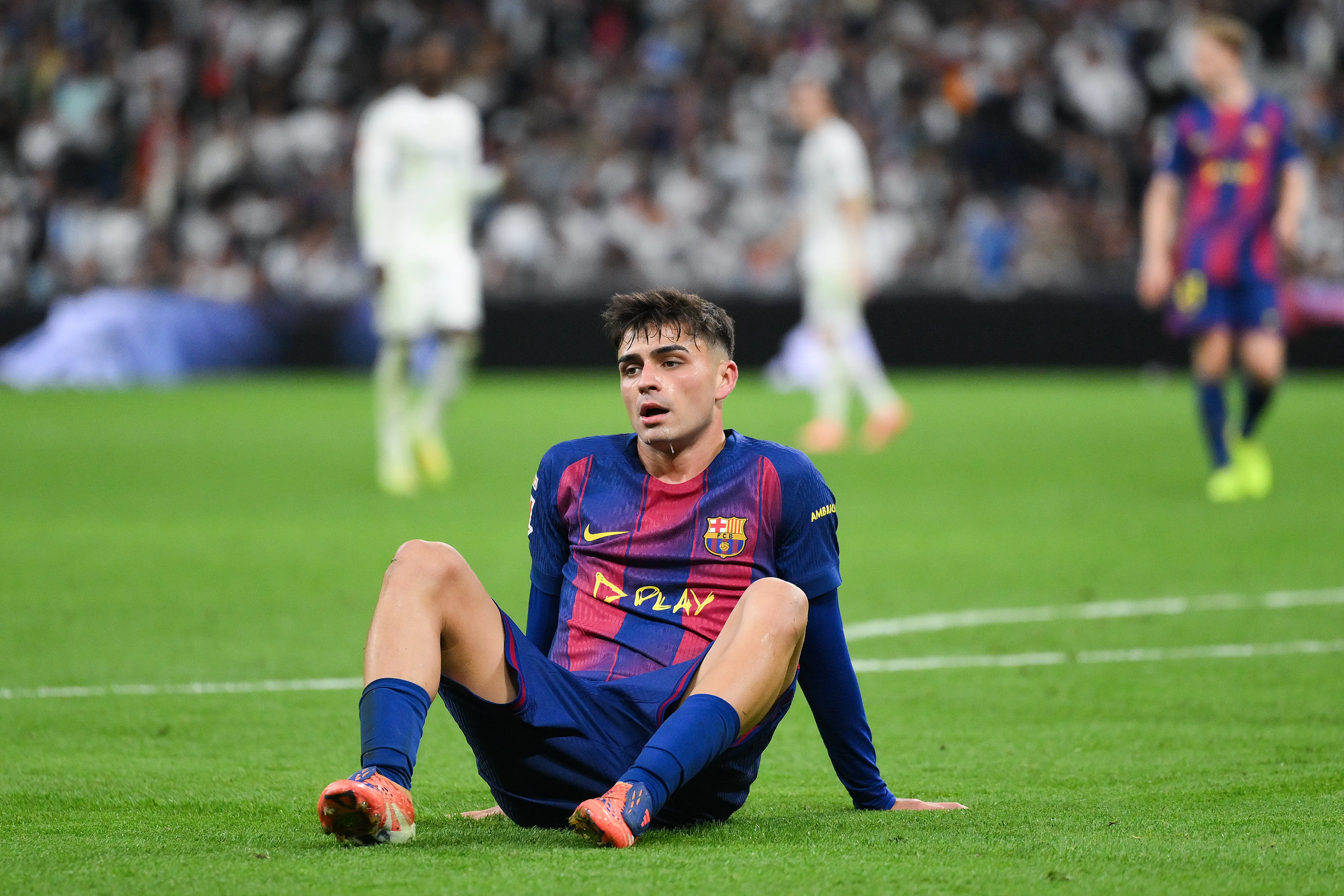 Pedri jogou clássico contra o Real Madrid, no mês passado (Foto: David Ramos/Getty Images)