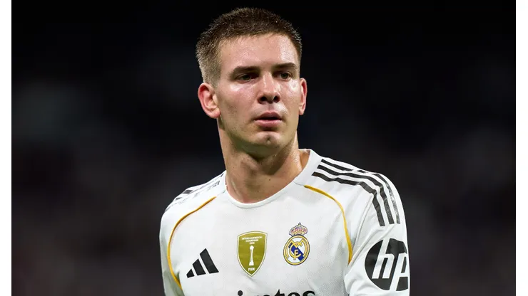 Mastantuono, jogador do Real Madrid pode retornar de lesão e ser titular contra o Girona, segundo AS. (Foto: Angel Martinez/Getty Images)