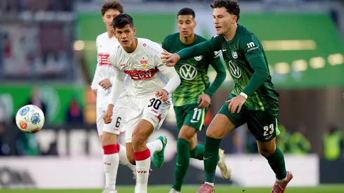 Chema Andrés em ação pelo Stuttgart. Fabio Deinert/Getty Images.
