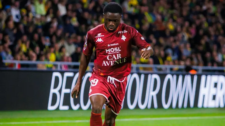 Kouao perdeu a titularidade no Metz