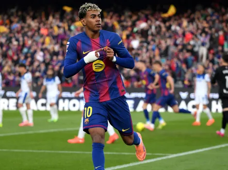 Lamine Yamal dá drible humilhante em Barcelona x Alavés e faz gol