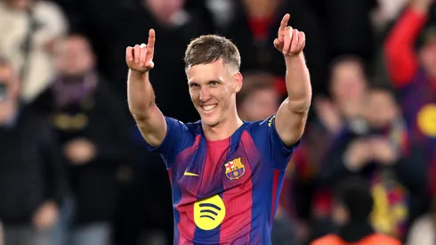 Dani Olmo brilha em vitória do Barcelona sobre Alavés após entrar no radar do Bayern. (Photo by David Ramos/Getty Images)