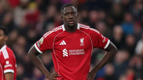 Ibrahima Konaté, zagueiro do Liverpool. (Foto: Molly Darlington/Getty Images)