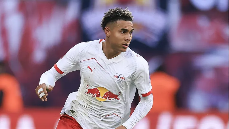 Barcelona-Antonio Nusa-RB Leipzig. (Photo by Maja Hitij/Getty Images)