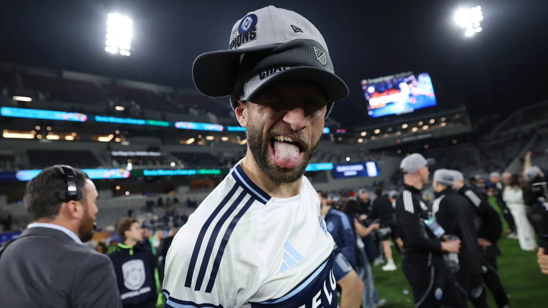 Thomas Müller comemora título pelo Vancouver Whitecaps
