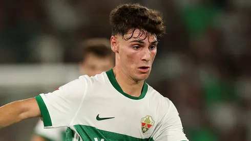 Rodrigo Mendoza, do Elche, em ação pela equipe espanhola. (Photo by Clive Brunskill/Getty Images)
