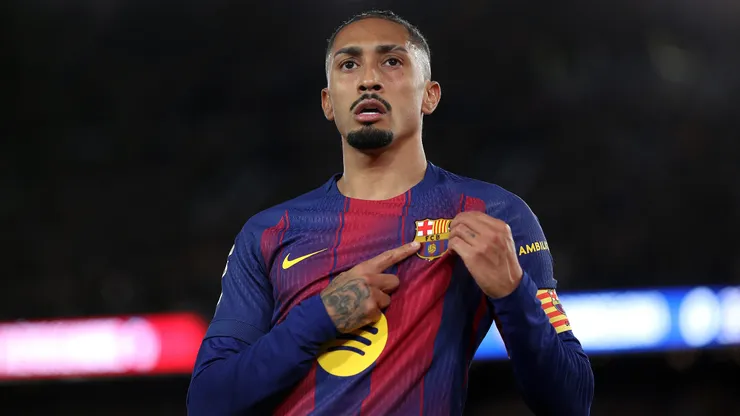 Raphinha brilha em vitória do Barcelona. Foto: Eric Alonso/Getty Images