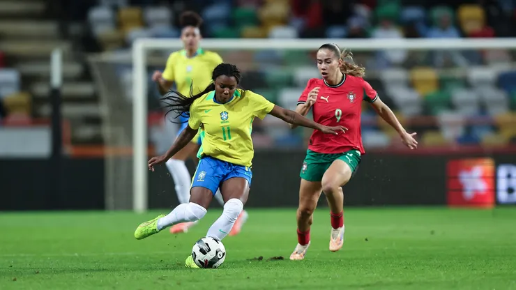 Ludmila foi uma das destaques da Seleção Brasileira Feminina contra Portugal - Foto: Lívia Villas Boas/CBF