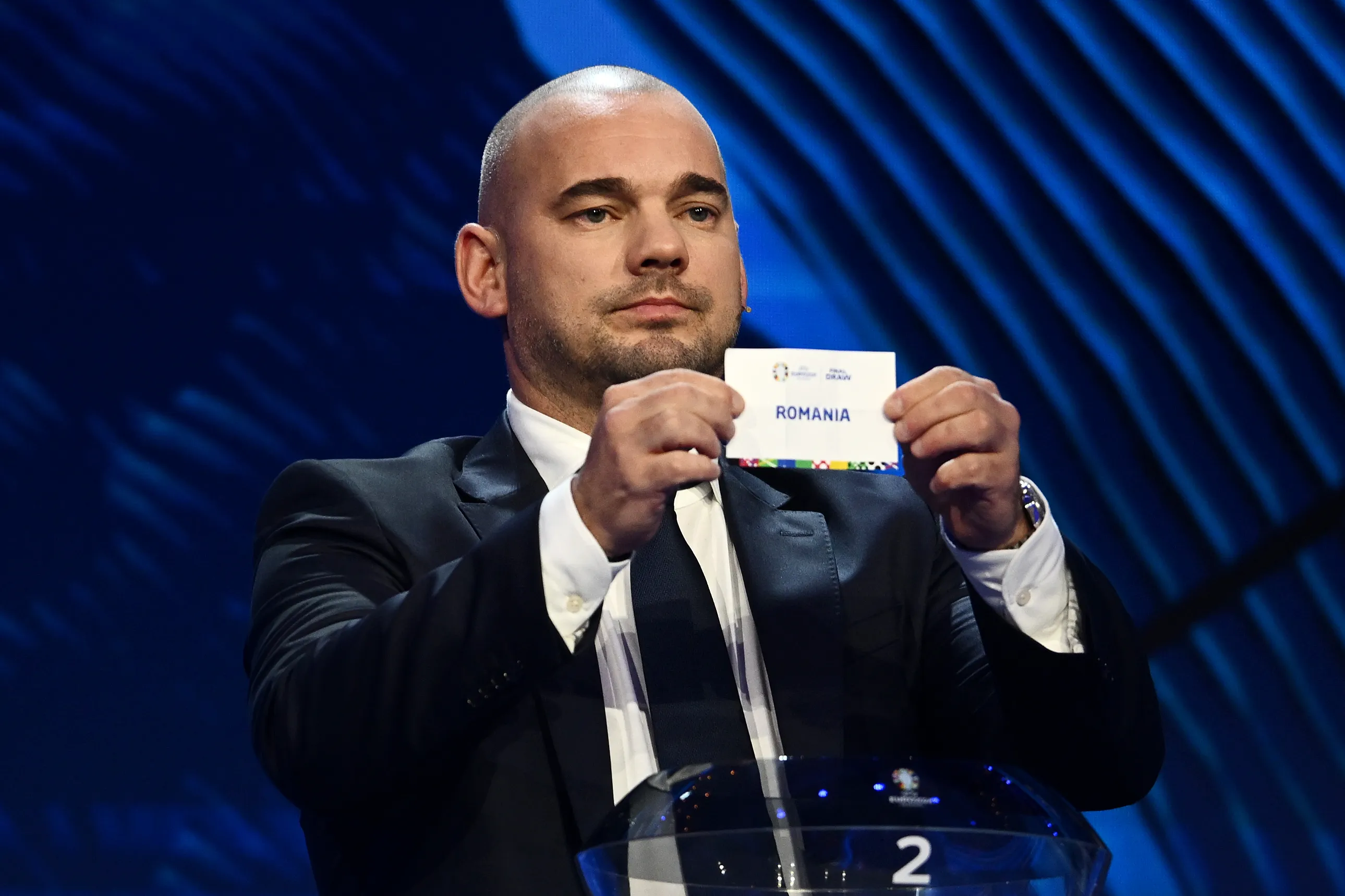 Wesley Sneijder, ex-jogador do Real Madrid e da Seleção Holandesa. Hoje como comentarista, ele comentou que Mbappé tem grande chance de vencer a Bola de Ouro de 2026. (Foto: Alexander Scheuber/Getty Images)