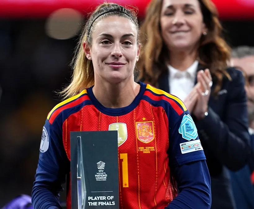 Alexia Putellas foi eleita a melhor jogadora da final da Women's Nations League - Foto: Mateo Villalba Sanchez/Getty Images