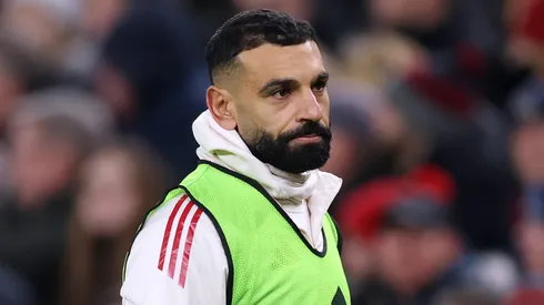 Salah é flagrado cabisbaixo em empate do Liverpool contra o Sunderland. (Photo by Carl Recine/Getty Images)