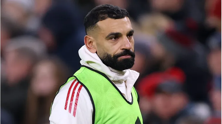 Salah é flagrado cabisbaixo em empate do Liverpool contra o Sunderland. (Photo by Carl Recine/Getty Images)