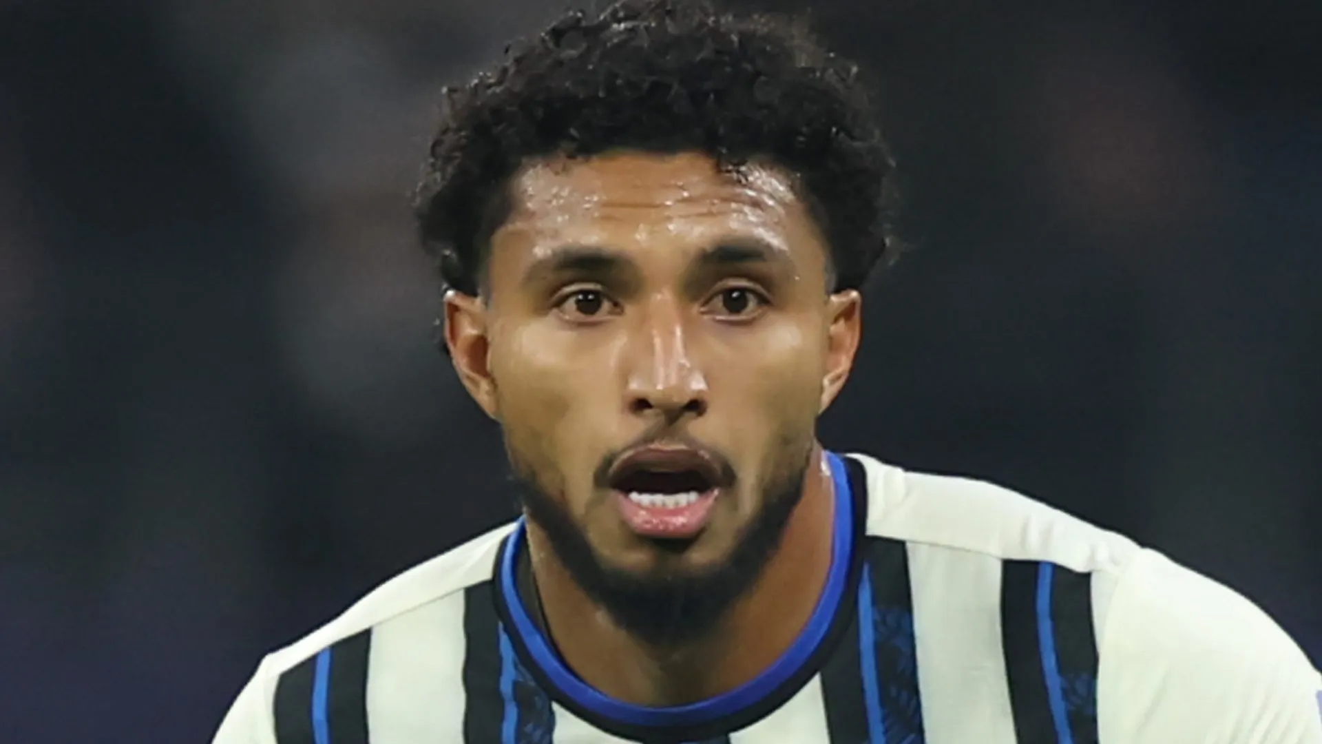 Ederson durante jogo da equipe da Atalanta (Photo by Alex Grimm/Getty Images)