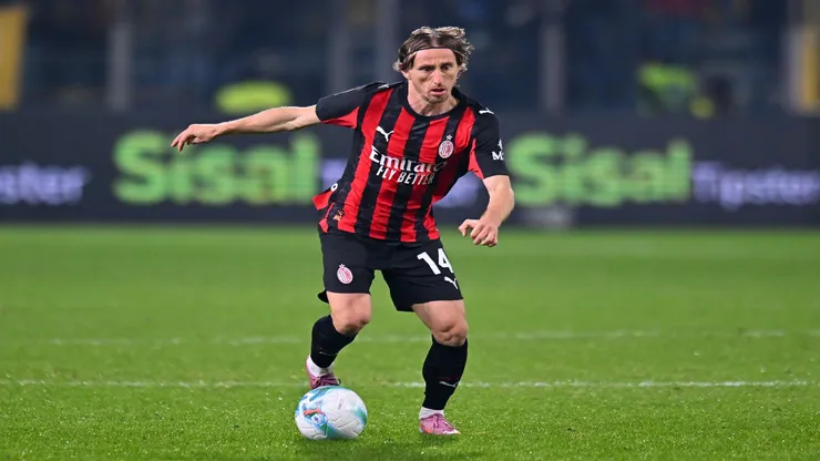 Luka Modric em ação pelo Milan - Alessandro Sabattini/Getty Images