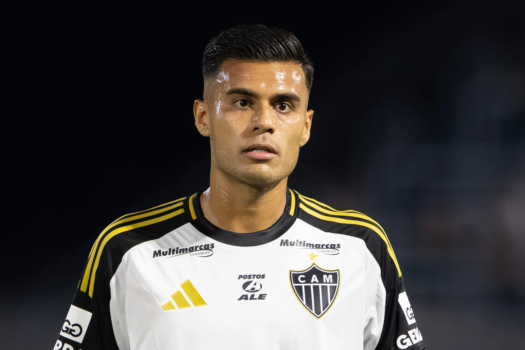 Fausto Vera, do Atlético-MG: jogador na mira do River Plate – Foto: Joisel Amaral/AGIF