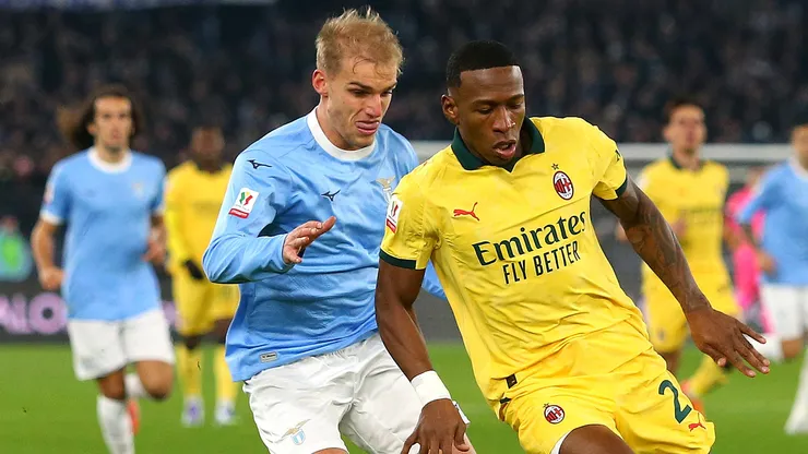 Lazio vence o Milan e se classifica na Coppa Itália. (Photo by Paolo Bruno/Getty Images)