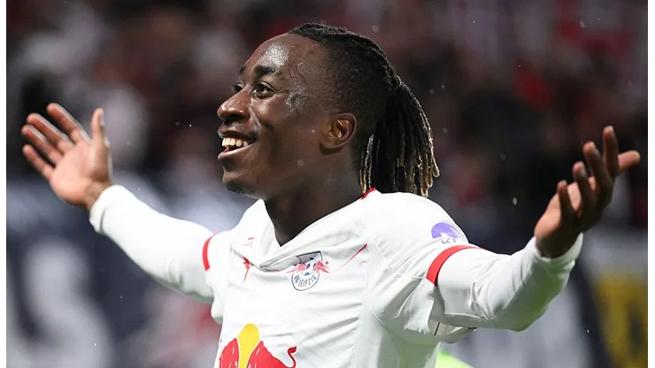 Yan Diomane, do RB Leizpig, é alvo do Barcelona, mas clubes da Premier League podem ficar mais perto do jogador (Foto: Stuart Franklin/Getty Images)