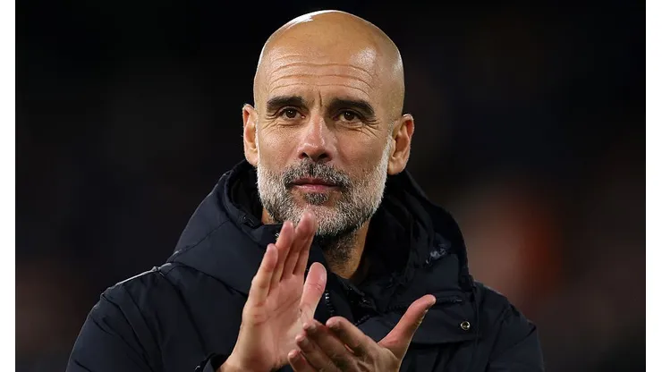 Guardiola comentou que gostaria de ver a Inglaterra campeã na Copa do Mundo de 2026 (Foto: Alex Pantling/Getty Images)