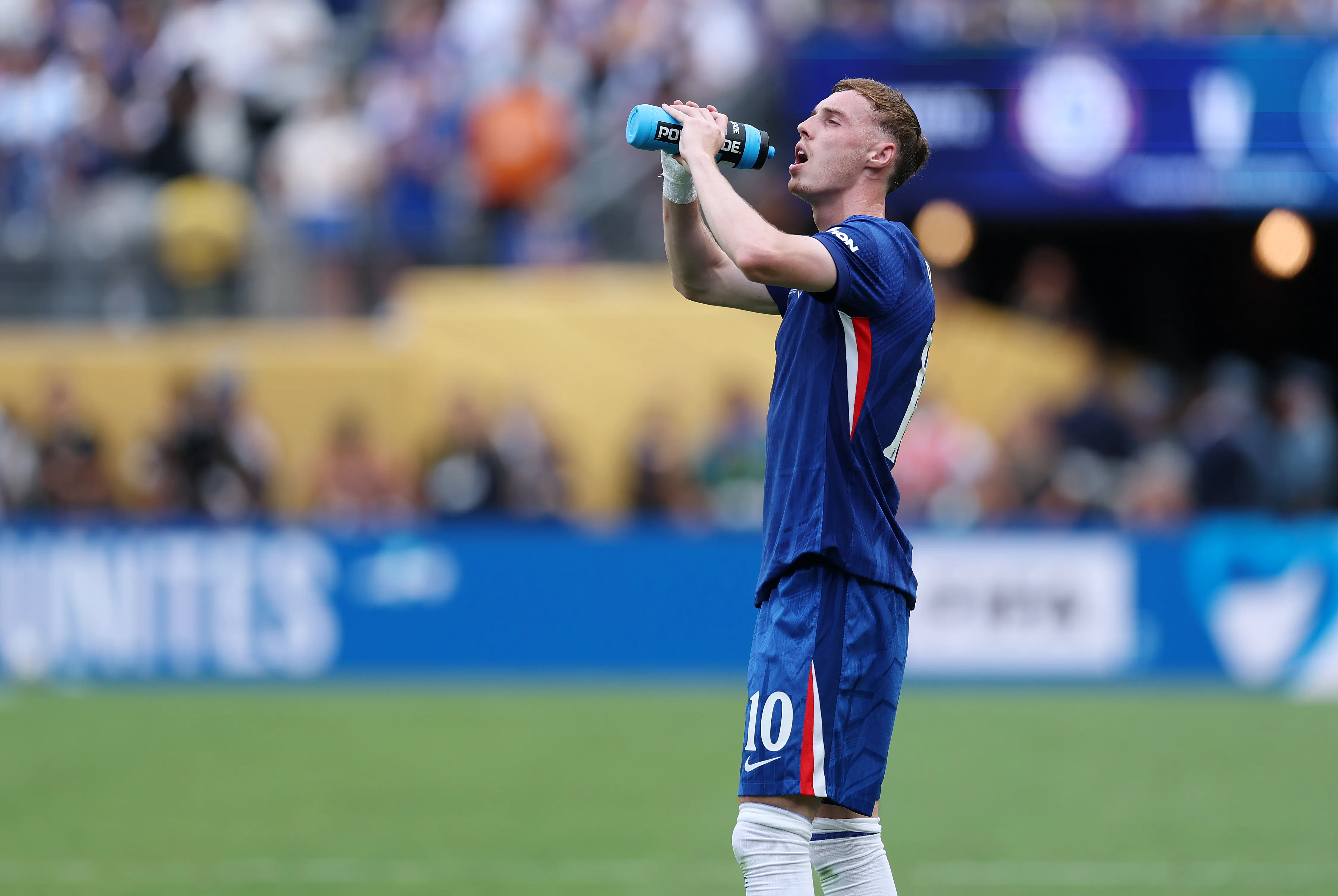 Palmer em jogo contra o PSG. Foto: Dan Mullan/Getty Images