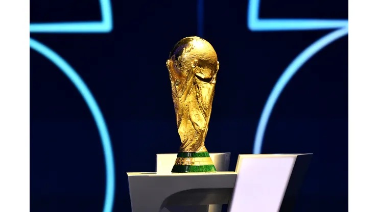 Troféu da Copa do Mundo de 2026 (Photo by Mandel NGAN - Pool/Getty Images)