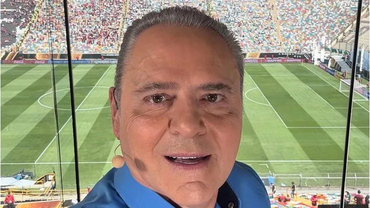 Luis Roberto comemora Haiti no grupo do Brasil. Foto: divulgação Instagram Luis Roberto