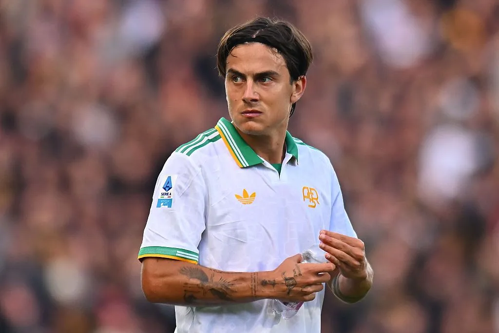 Dybala em jogo da Roma. Foto: Alessandro Sabattini/Getty Images