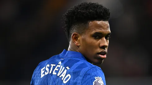 Estêvão foi reserva contra o Bournemouth. Foto: Mike Hewitt/Getty Images