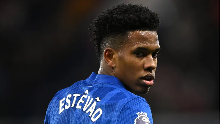 Estêvão foi reserva contra o Bournemouth. Foto: Mike Hewitt/Getty Images