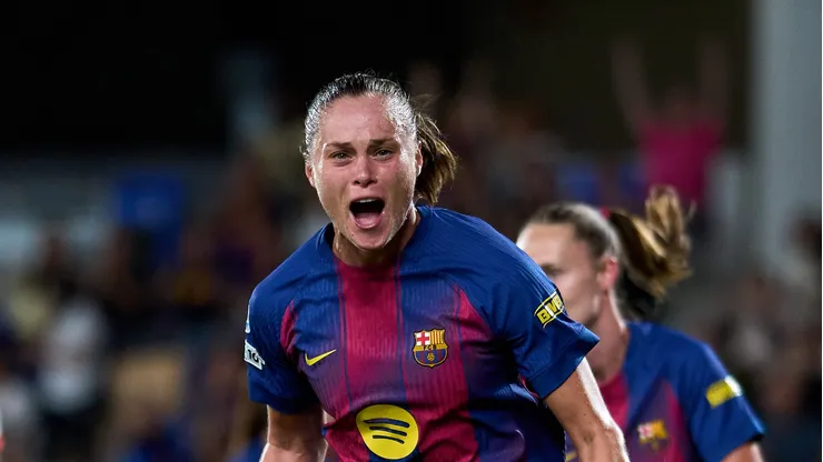 Ewa Pajor, do Barcelona (Photo by Alex Caparros/Getty Images)