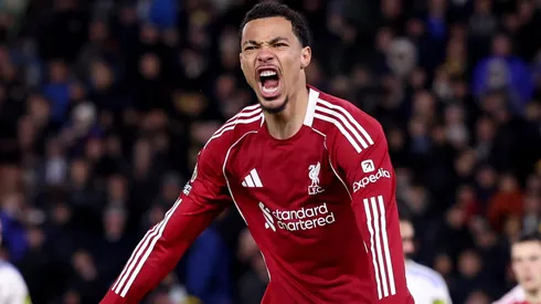 Ekitike em ação com as cores do Liverpool (Foto: Alex Livesey/Getty Images)