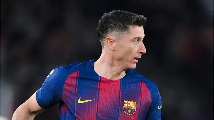 Ferran marca hat-trick pelo Barcelona e afirma ser o substituto de Lewandowski. (Photo by David Ramos/Getty Images)