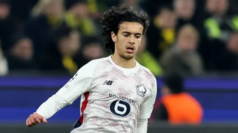 Arsenal prepara R$284 milhões para tirar Ayyoub Bouaddi da mira do PSG. (Photo by Christof Koepsel/Getty Images)