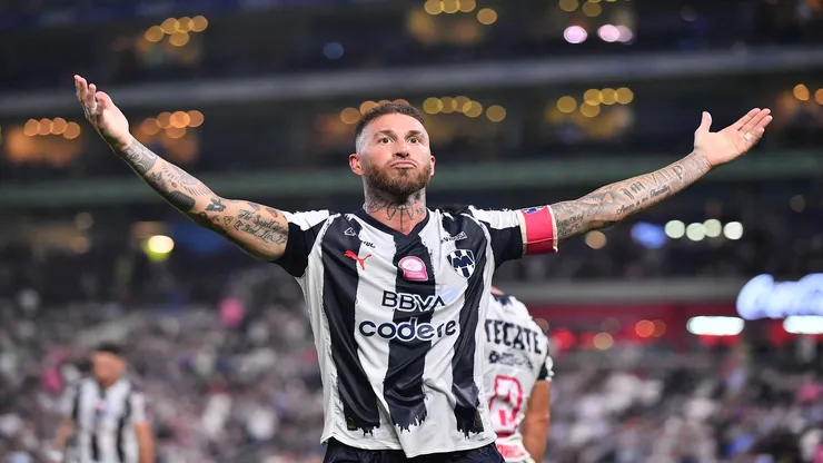 Sergio Ramos, do Monterrey, comemora gol no Campeonato Mexicano - Azael Rodriguez/Getty Images