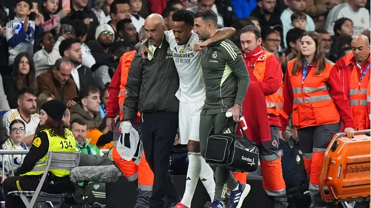 Lesão de Éder Militão: Real Madrid teme afastamento de até três meses. (Foto: Angel Martinez/Getty Images)
